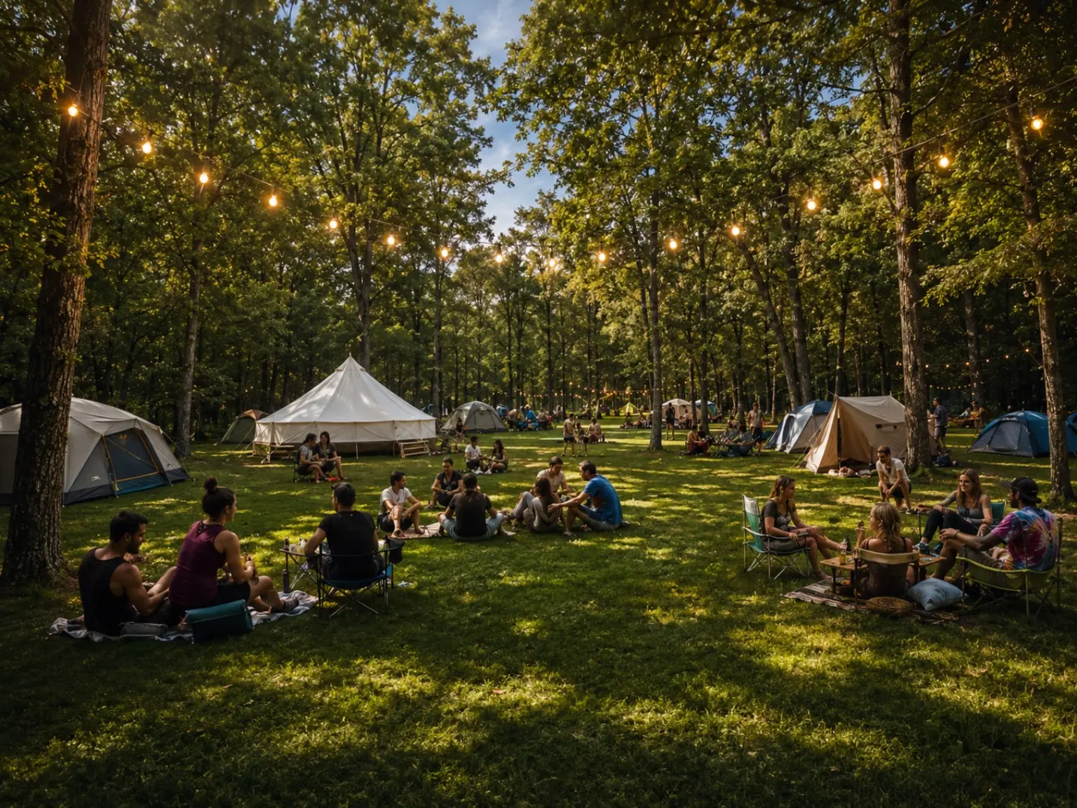 Camping Chill Lawn concept rendering